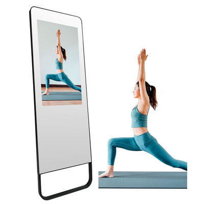43 дюйма LCD рекламируя экран касания зеркала фитнеса дисплея умный