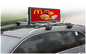 Двойная, который встали на сторону рекламируя крыша приведенная дисплея такси верхняя для автомобиля 4g Wifi 5mm P5