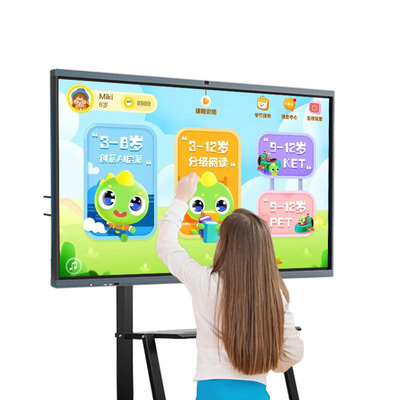 Касание взаимодействующее Whiteboard LCD умное 65 75 86 экран 100 дюймов